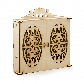 Конструктор - Шкаф для кукол типа Barbie (Теремок, КМБ-4)